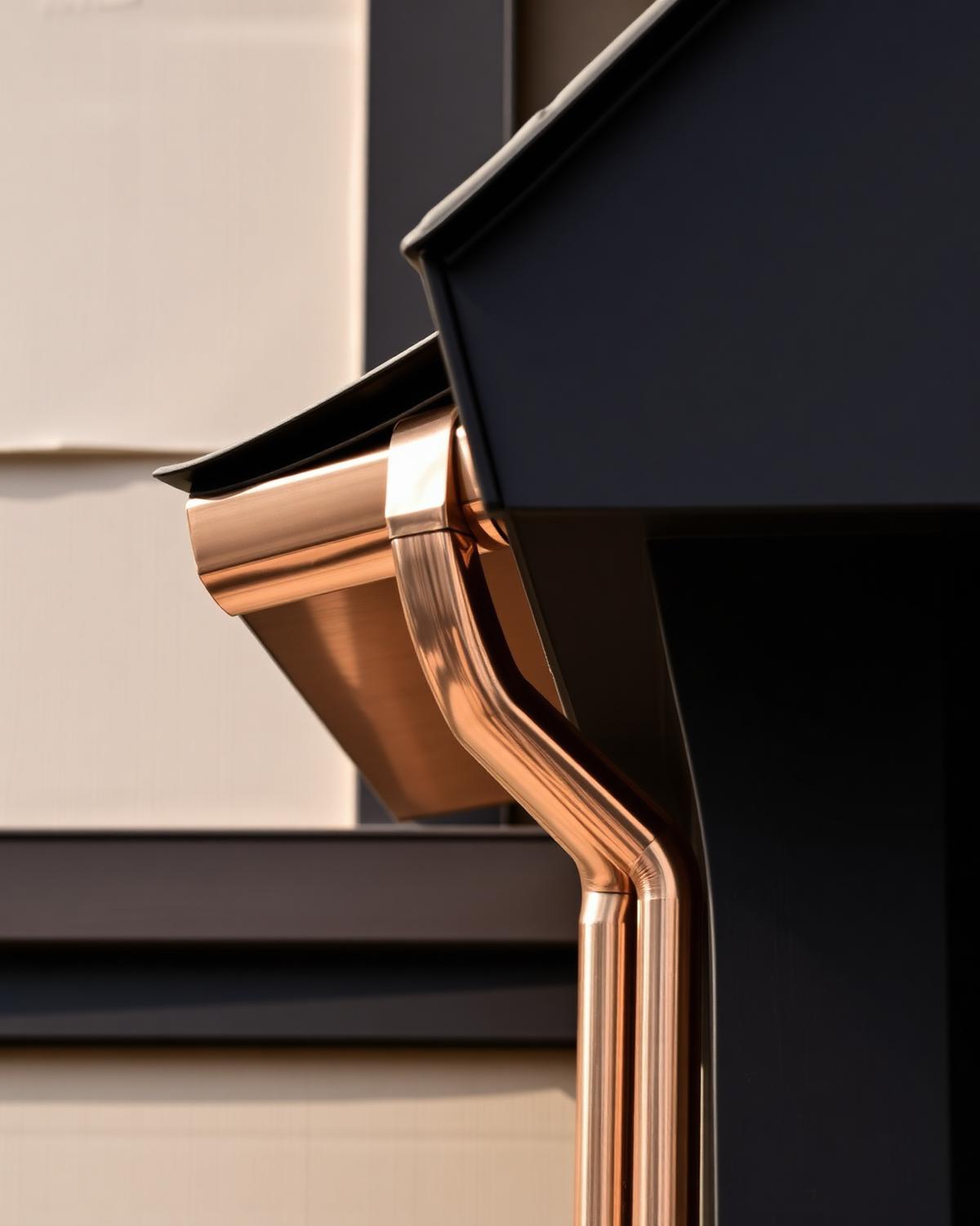 Copper Gutter System